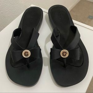 Guess Tutu Bow Flip Flops
